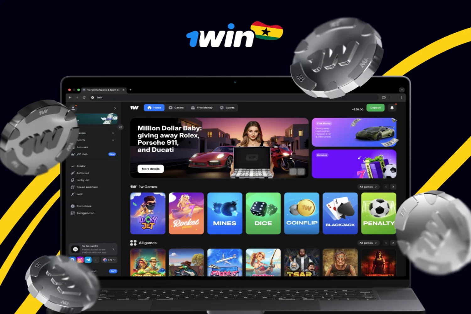 Looking for a one-stop casino for online gaming in Ghana? 1win has quickly become a top choice, blending a massive sportsbook with a rich library of casino games