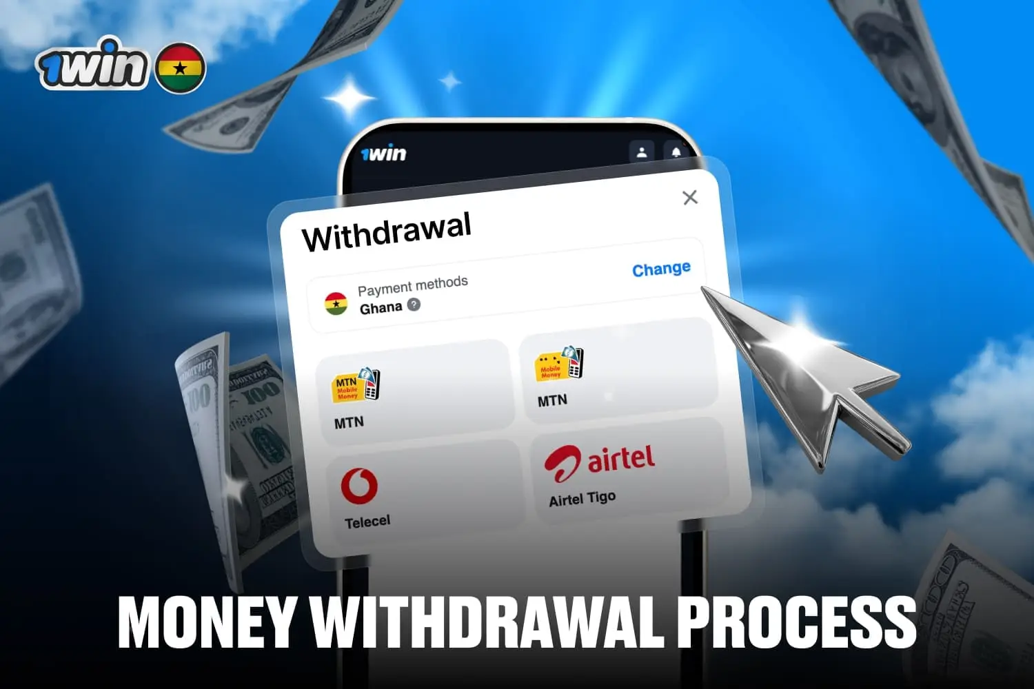 illustration for various withdrawal options.